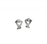 TIFFANY&Co[ティファニー]　”ティファニー”　ラビング ハート ピアス（S）　並行輸入品