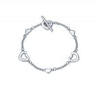 TIFFANY&Co[ティファニー]　”ティファニー”　ハートリンク ブレスレット　並行輸入品
