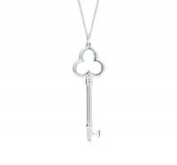 TIFFANY&Co[ティファニー]　”ティファニー”　トレフォイル キー ペンダント　並行輸入品