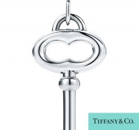 TIFFANY&Co[ティファニー]　”ティファニー”　ヴィンテージ オーバル キー ペンダント　並行輸入品