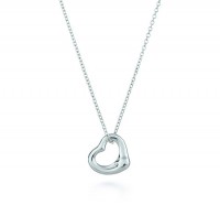 TIFFANY&Co[ティファニー]　”ティファニーエルサ・ペレッティ”　オープン ハート ネックレス（S） 16ｍｍ　並行輸入品