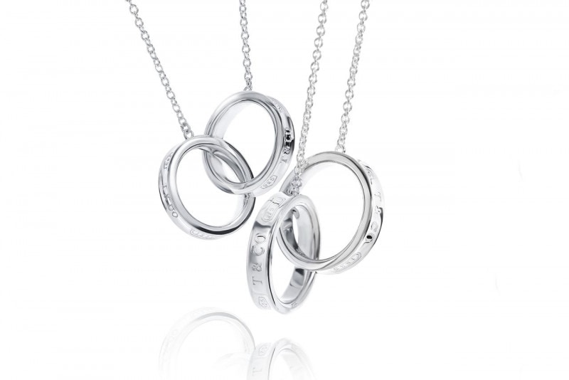 ティファニーのティファニー ペアネックレス TIFFANY＆CO 