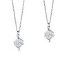 ティファニー　ペアネックレス ＴＩＦＦＡＮＹ＆ＣＯ.. ”ティファニーアトラス”　アトラスキューブペンダント　ペアー　スターリングシルバー　並行輸入品