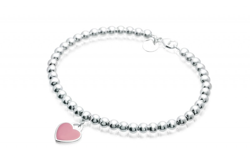 TIFFANY&Co[�ƥ��ե��ˡ�]�� �꥿����ȥ����ϡ��ȡ��ӡ������֥쥹�å�(M)���������ԥ󥯥��ʥ��ե��˥å���  ���¹�͢����