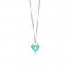 TIFFANY&Co[ティファニー]　ハート ロック ペンダント(mini) エナメルフィニッシュ　並行輸入品