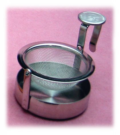 回転 茶こし Lサイズ (ミラー)