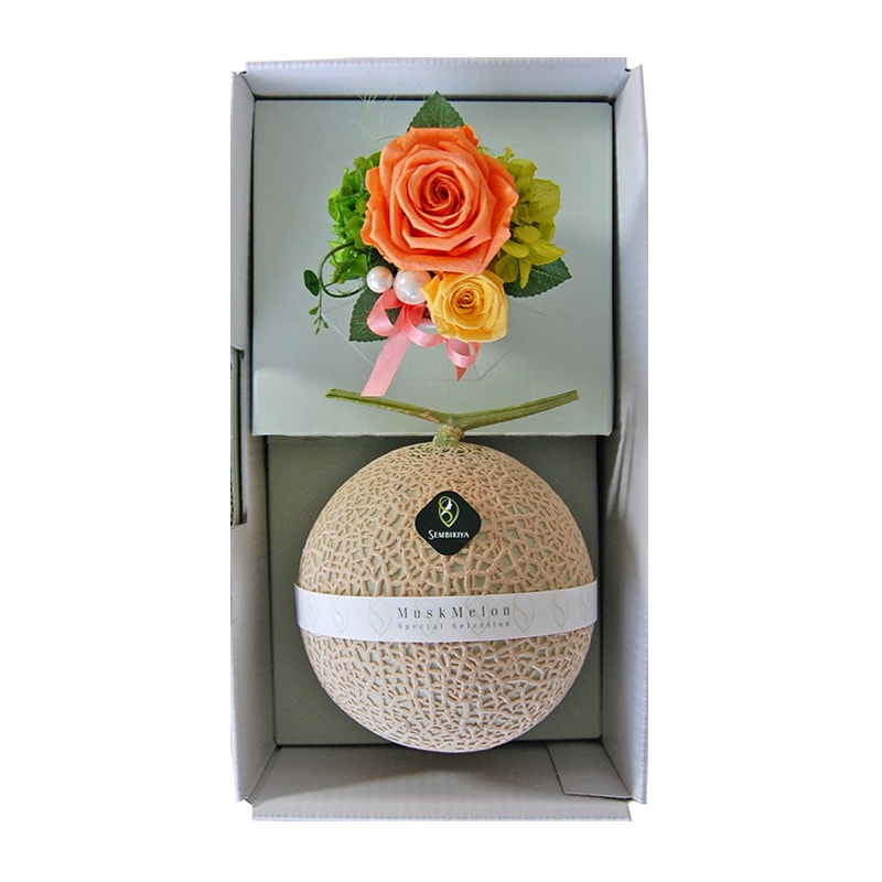 マスクメロンとプチアレンジメント 千疋屋総本店 公式オンラインストア