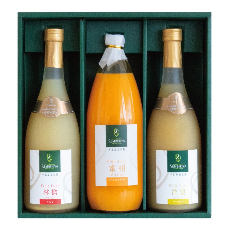 フルーツジュース3本入 千疋屋総本店 公式オンラインストア