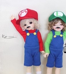 AF2744【kuyin】幼SD、MSD用洋服4点セット