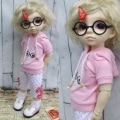 AF2763【kuyin】幼SD、MSD、SD/DD用コート|単品コート/ジャケット/上着類|◆ドール洋服（種類別）