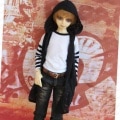AF2768【kuyin】MSD，SD13、SD17用洋服2点セット|男の子カジュアル服|◆ドール洋服（種類別）