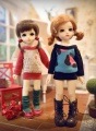 AF3902【inyx】幼SD用ワンピース|女の子 セット服(総合)|◆ドール洋服（種類別）