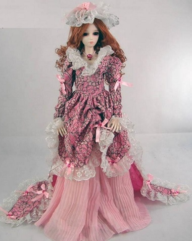 AF4000【qz】1/3MSD，SD，ＤＤ（M/L）,DDDy用ドレス2点セット