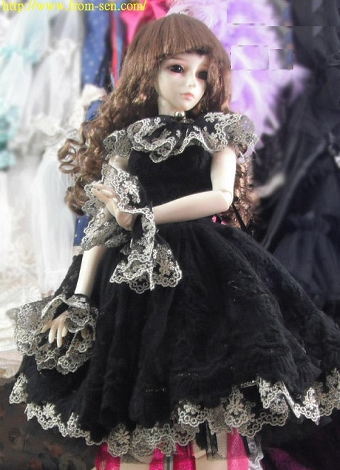 AF4010【qz】1/3MSD，SD，ＤＤ（M/L）,DDDy用ドレス5点セット