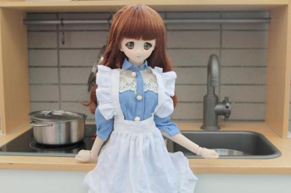 KM0574【u.u.z】1/3幼SD,MSD,SD/DD用エブロン