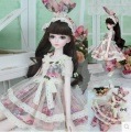 AF4170【C.X】MSD,SD/DD用洋服5点セット|女の子 セット服(総合)|◆ドール洋服（種類別）