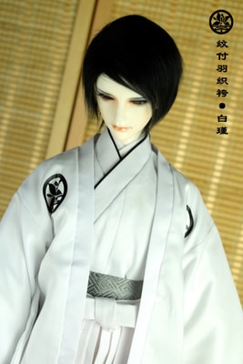 AF4223 【L.T】ＳＤ17,ＳＤ13少年，MSD袴/羽織-白瑾