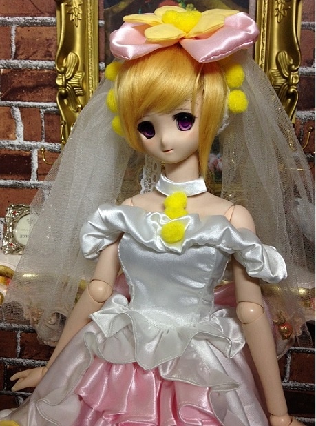 AF3152【蘇州製衣】1/3DD（L/M）用ウエディングドレス