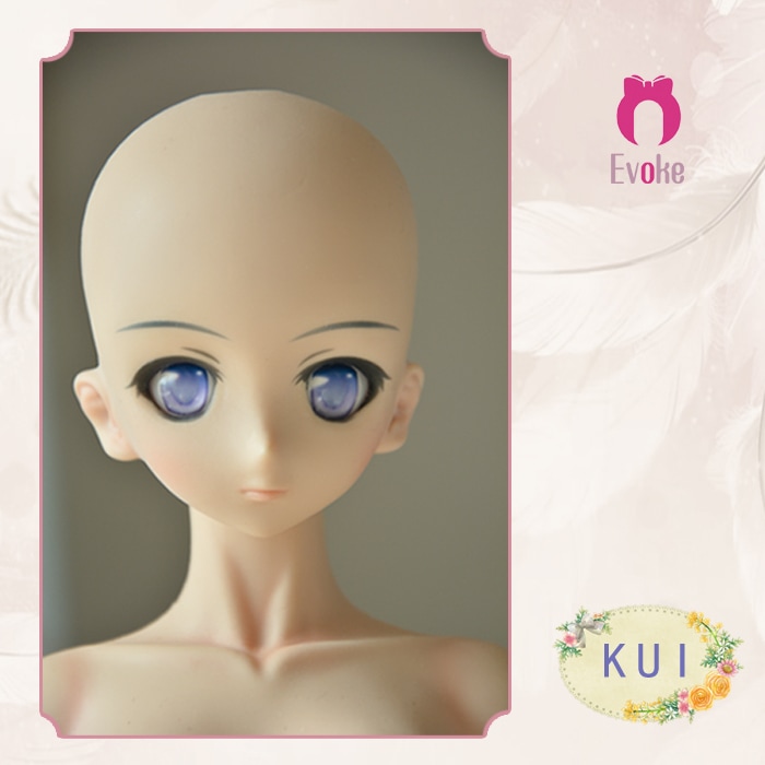 ED-Head3-Kui【Evoke Doll】シリコン制1/3ドールヘッド（kui）
