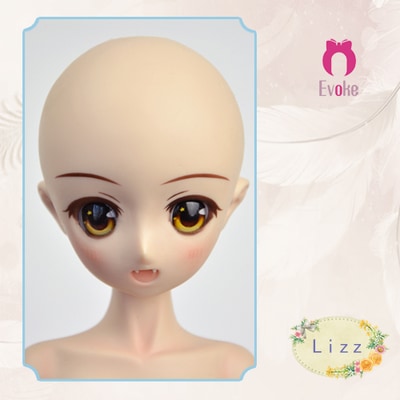 ED-Head4-lizz【Evoke Doll】シリコン制1/4ドールヘッド（lizz ）