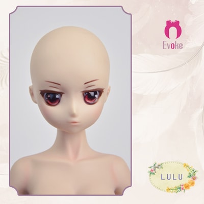 ED-Head4-Lulu 【Evoke Doll】シリコン制1/4ドールヘッド（Lulu  ）
