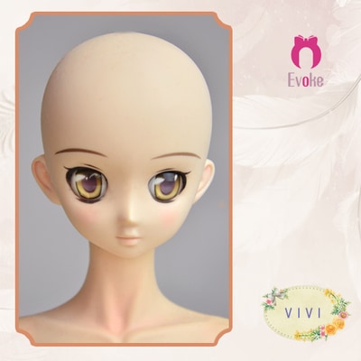 ED-Head3-Vivi  【Evoke Doll】シリコン制1/3ドールヘッド（Vivi ）