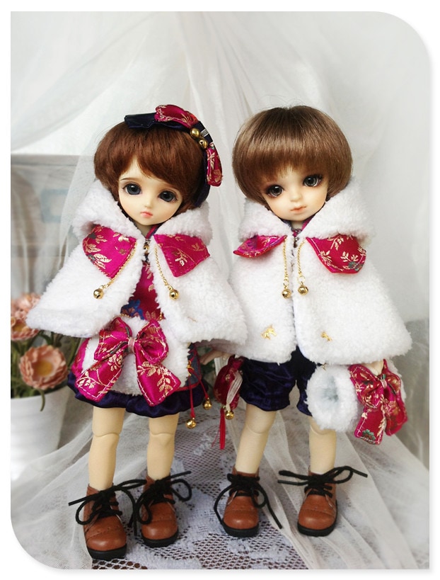 AF4537【小猫汪】幼SD男/女の子用洋服5点セット