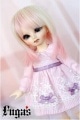 U-3246【fuga】1/4〜1/3ドール(頭囲17.5cm〜24cm)用ウィッグ|◆ドールウィッグ