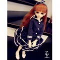 AF4745【BLQ】幼SD,MSD，SD/DD用3点セット|女の子 セット服(総合)|◆ドール洋服（種類別）