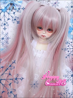 U-3293 【hygz】1/3MSD,ＳＤ/DD(頭囲18~24cm)用ウィッグ