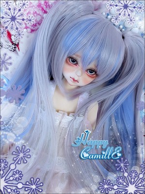 U-3294 【hygz】1/3MSD,SD/DD(頭囲18~24cm)用ウィッグ | ◇ドール