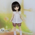 AF5040【kuyin】幼SD用洋服2点セット|女の子 セット服(総合)|◆ドール洋服（種類別）