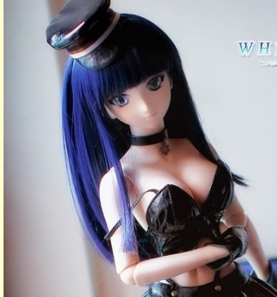 U-3351【wy】1/3MSD,ＳＤ/DD(頭囲22~24cm)用ウィッグ