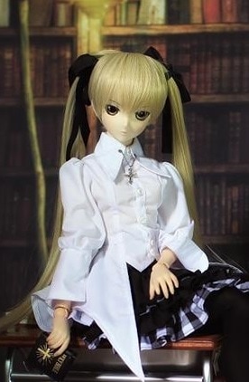 U-3352【wy】1/3ＳＤ/DD(頭囲22~24cm)用ウィッグ（2色あり）