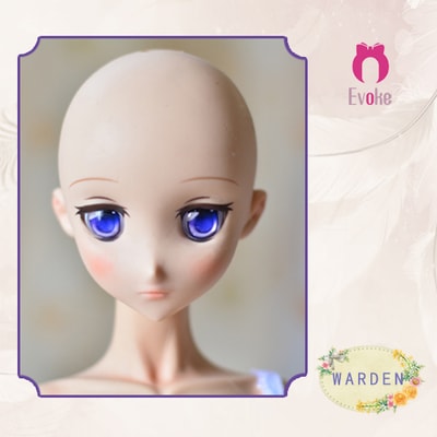 ED-Head3-Warden【Evoke Doll】シリコン制1/3ドールヘッド（Warden）