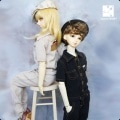 AF5522【GreenTIME】SD13女、SD13男用ツナギセット|女の子 セット服(総合)|◆ドール洋服（種類別）