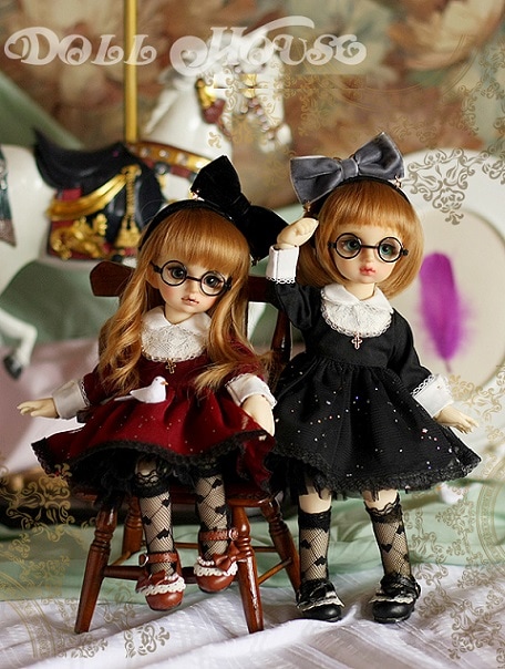 AF5553【bluebban】幼SD、MSD用洋服4点セット（2色あり）