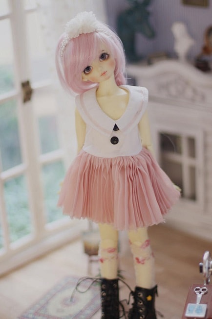 AF5582【inyx】1/3幼SD,MSD、SD/DD用洋服3点セット（３色あり）