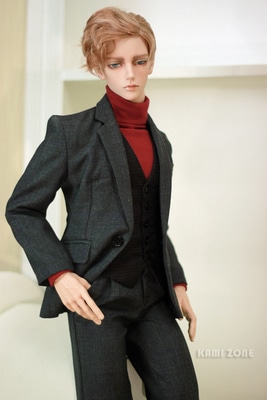 AF5765【KAMI ZONE】1/3SD17，７０ｃｍ以上ド－ル用洋服5点セット