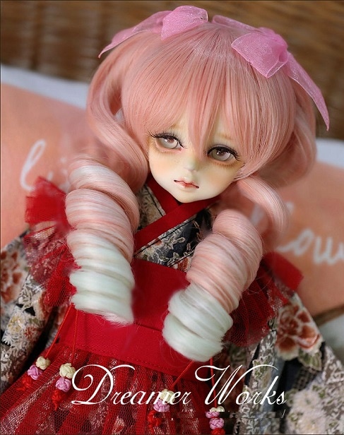 U-3385【hygz】1/4MSD(頭囲18~18.5cm)用ウィッグ | ◇ドールウィッグ