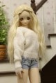U-3389【SEN】1/4〜1/3ドール(頭囲18~24cm)用ウィッグ|SD/DD|◆ドールウィッグ