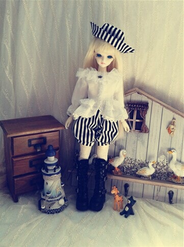 AF5903【Yy】1/4MSD/MDD用洋服3点セット