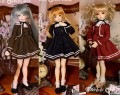 AF5966【bluebban】MSD/MDD用洋服3点セット|女の子カジュアル服|◆ドール洋服（種類別）