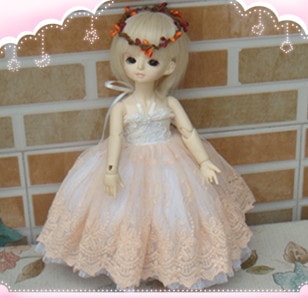 AF6011【蘇州製衣】★幼SD 用ドレス