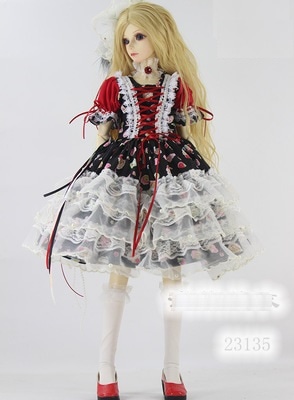 AF6313【qz】1/3MSD，SD，ＤＤ（M/L）,DDDy用ドレス4点セット