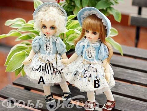 AF6668【bluebban】幼SD用洋服5点セット