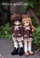 AF6767【bluebban】幼SD用洋服5点セット|女の子カジュアル服|◆ドール洋服（種類別）