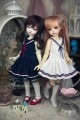 AF6905【emc】MSD,SD/DD用洋服2点セット|女の子 セット服(総合)|◆ドール洋服（種類別）