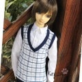 AF7061【kuyin】MSD、SD13、SD17用ベスト（2色あり）|ワンピ/シャツ/ブラウス/セーター|◆ドール洋服（種類別）