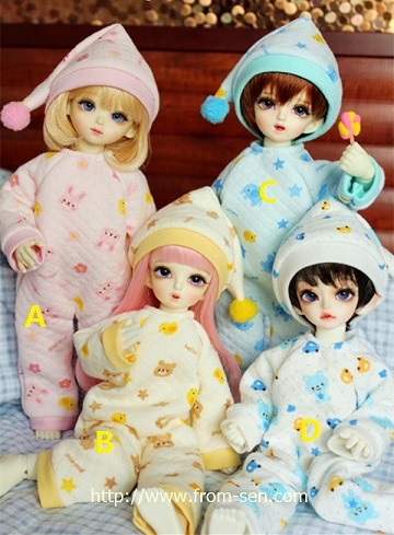 AF7120 【MOMO】1/6ドール用おくるみ